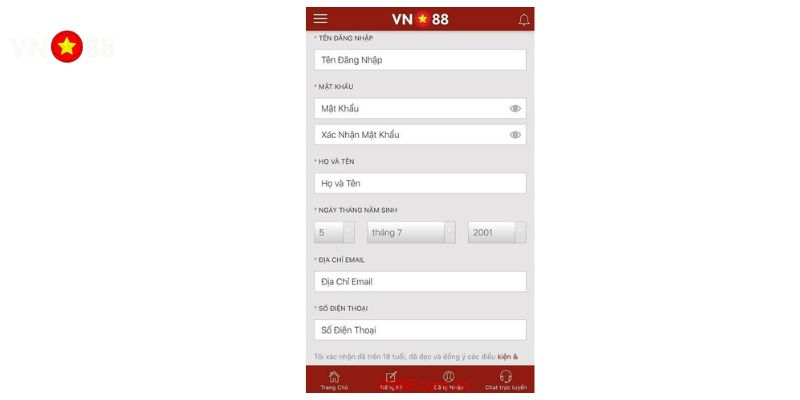 Đăng Ký VN88 Miễn Phí Đơn Giản Nhanh Chóng Trong Phút 1 Đăng ký VN88 – Tạo tài khoản siêu tốc chỉ trong 1 phút