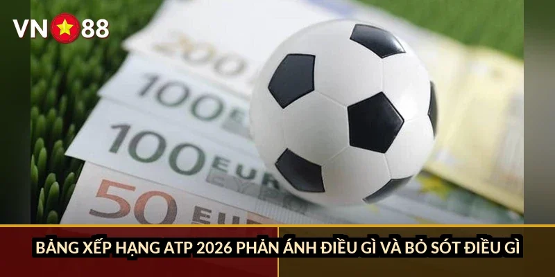 Cá cược tennis ATP VN88: mặt sân nào chi phối tỷ lệ kèo mạnh nhất? 1 Bảng xếp hạng ATP 2026 phản ánh điều gì và bỏ sót điều gì?