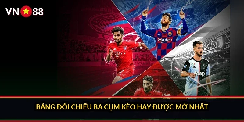 Cá cược Serie A Ý VN88: sảnh giải Ý có gì và tìm trận ra sao 3 Bảng đối chiếu ba cụm kèo hay được mở nhất