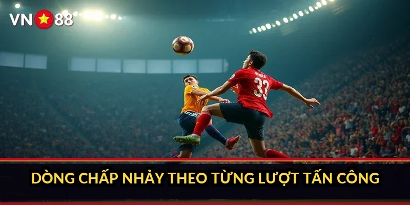 Cá cược bóng bầu dục NFL VN88: bên trong sảnh cược có gì? 4 Dòng chấp nhảy theo từng lượt tấn công