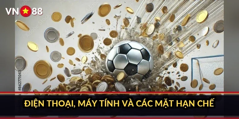 Cá cược Ngoại hạng Anh VN88: bên trong sảnh giải 38 vòng 5 Điện thoại, máy tính và các mặt hạn chế
